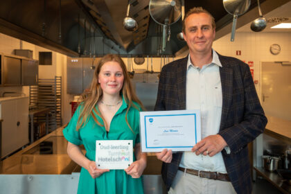 Horeca Vlaanderen feliciteert  de “Beste Leerling Hotelschool Turnhout”